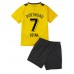 Billige Borussia Dortmund Giovanni Reyna #7 Hjemmetrøye Barn 2022-23 Kortermet (+ korte bukser)